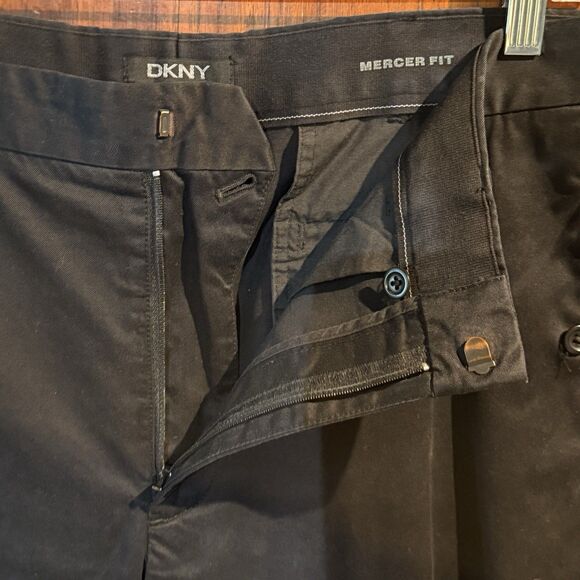 Vintage DKNY Mercer Fit Women’s Cargo Trousers Size 34 Black - Picture 2 of 16
